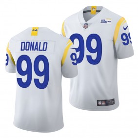 Rams Aaron Donald 2021 Vapor Limited White Georgia Bulldogs Alumni Jersey