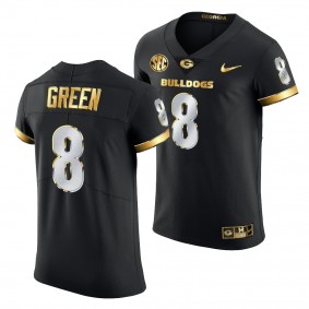 Georgia Bulldogs A.J. Green #8 Black Golden Edition Authentic Jersey 2020-21