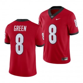 Georgia Bulldogs A.J. Green Red Alumni Football Game Player #8 Jersey - Men's