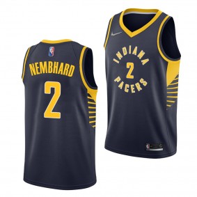 2022 NBA Draft Andrew Nembhard #2 Pacers Navy Icon Edition Jersey Gonzaga Bulldogs