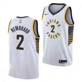 2022 NBA Draft Andrew Nembhard #2 Pacers White Association Edition Jersey Gonzaga Bulldogs