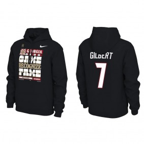 Arik Gilbert Georgia Bulldogs Nike College Football Playoff 2022 National Champions Locker Room Pullover Hoodie Black