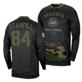 Georgia Bulldogs Bill Stanfill Veterans Day 2021 Military Appreciation Sweatshirt - Camo