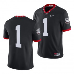 Georgia Bulldogs 100th Anniversary Black Alternate Game Jersey