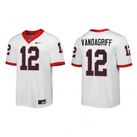 Brock Vandagriff Georgia Bulldogs Nike Away Game Jersey White