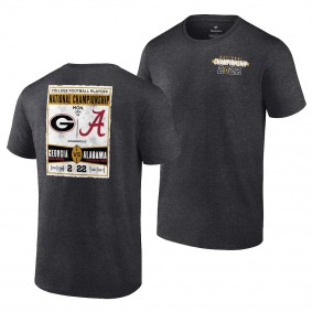 Alabama Crimson Tide Crimson 2022 National Championship Georgia Bulldogs CFP Matchup T-Shirt Men