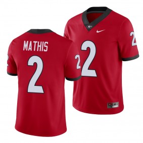 Georgia Bulldogs D'Wan Mathis Jersey College Football Alumni Player Men's Jersey - Red