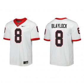 Dominick Blaylock Georgia Bulldogs Nike Away Game Jersey White