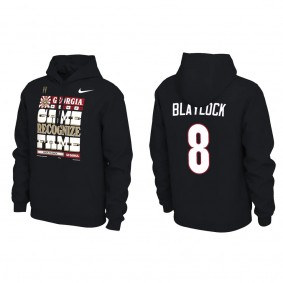 Dominick Blaylock Georgia Bulldogs Nike College Football Playoff 2022 National Champions Locker Room Pullover Hoodie Black