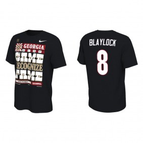 Dominick Blaylock Georgia Bulldogs Nike College Football Playoff 2022 National Champions Locker Room T-Shirt Black