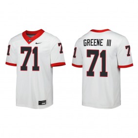 Earnest Greene III Georgia Bulldogs Nike Away Game Jersey White