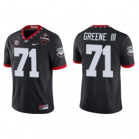 Earnest Greene III Georgia Bulldogs Nike College Football Playoff 2022 National Champions Game Jersey Black