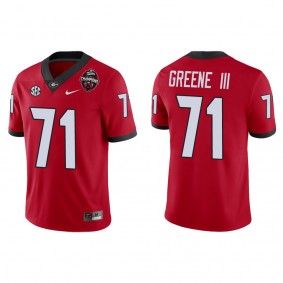 Earnest Greene III Georgia Bulldogs Nike College Football Playoff 2022 National Champions Game Jersey Red