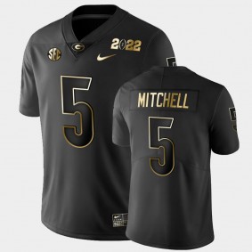 Georgia Bulldogs Adonai Mitchell 2021 National Champions Jersey Golden Black