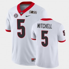 Georgia Bulldogs Adonai Mitchell 2021 National Champions Game Jersey White