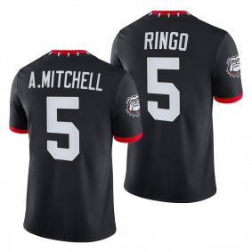 Georgia Bulldogs Adonai Mitchell 3-Times CFP National Champions Jersey #5 Black Alternate Uniform