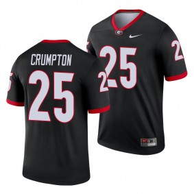 Georgia Bulldogs Ahkil Crumpton Legend Men's Jersey - Black