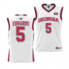 Georgia Bulldogs Anthony Edwards Pick-A-Player College Basketball Jersey Youth White