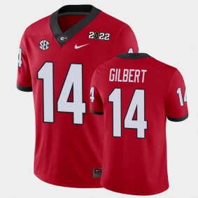 Georgia Bulldogs Arik Gilbert 2021 National Champions Game Jersey Red