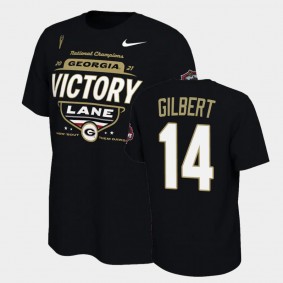 Arik Gilbert Georgia Bulldogs 2021 National Champions Black T-Shirt