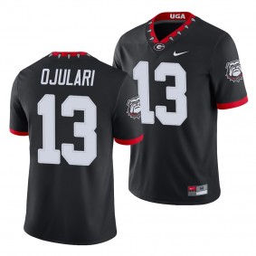 Azeez Ojulari #13 Georgia Bulldogs Game College Football Jersey - Black