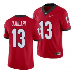 Azeez Ojulari #13 Georgia Bulldogs Game College Football Jersey - Red