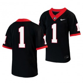 Georgia Bulldogs Untouchable Football Jersey Youth Black