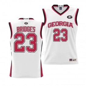 Georgia Bulldogs Braelen Bridges Pick-A-Player College Basketball Jersey Youth White