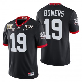 3-Times CFP National Champions Brock Bowers Georgia Bulldogs Alternate Jersey Black