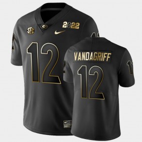 Georgia Bulldogs Brock Vandagriff 2021 National Champions Jersey Golden Black