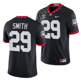 Georgia Bulldogs Christopher Smith Men Jersey 2021-22 Mascot 100th Anniversary College Game Jersey - Black