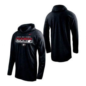 Georgia Bulldogs Nike College Football Playoff 2022 National Champions Long Sleeve Hoodie T-Shirt Black