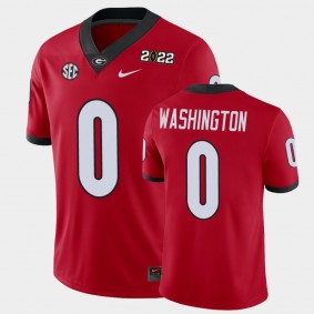 Georgia Bulldogs Darnell Washington 2021 National Champions Game Jersey Red