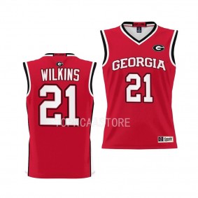 Dominique Wilkins Georgia Bulldogs Red College Basketball Pick-A-Player Youth Jersey