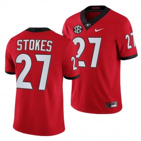 Georgia Bulldogs Eric Stokes College Football Jersey Red