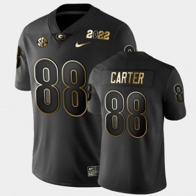 Georgia Bulldogs Jalen Carter 2021 National Champions Jersey Golden Black