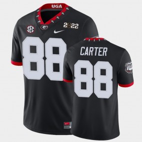 Georgia Bulldogs Jalen Carter 2021 National Champions Game Jersey Black