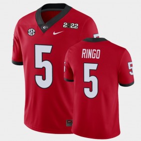 Georgia Bulldogs Kelee Ringo 2021 National Champions Game Jersey Red