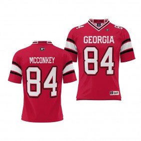 Ladd McConkey Georgia Bulldogs NIL Player #84 Jersey Men's Red Football Uniform