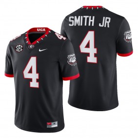 Nolan Smith Georgia Bulldogs Block Number Font Black 2022 Chick-fil-A 4 Jersey Men