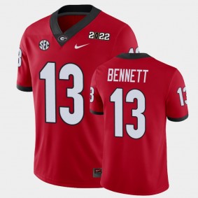 Georgia Bulldogs Stetson Bennett 2021 National Champions Game Jersey Red