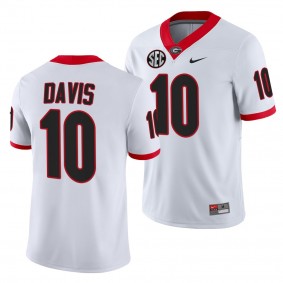 Georgia Bulldogs Thomas Davis College Football Jersey White