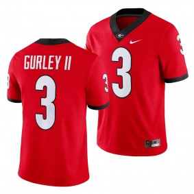 Todd Gurley II #3 Georgia Bulldogs Game College Football Jersey - Red