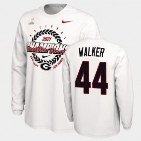 Travon Walker Georgia Bulldogs 2021 National Champions White T-Shirt