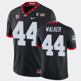 Georgia Bulldogs Travon Walker 2021 National Champions Game Jersey Black