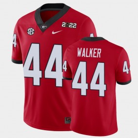 Georgia Bulldogs Travon Walker 2021 National Champions Game Jersey Red