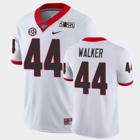 Georgia Bulldogs Travon Walker 2021 National Champions Game Jersey White