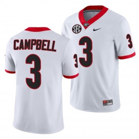 Georgia Bulldogs Tyson Campbell College Football Jersey White