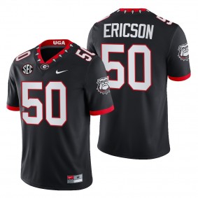 Warren Ericson Georgia Bulldogs Block Number Font Black 2022 Chick-fil-A 50 Jersey Men