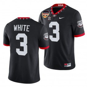 Zamir White Georgia Bulldogs 2021 Orange Bowl Black College Football Playoff 3 Jersey Men